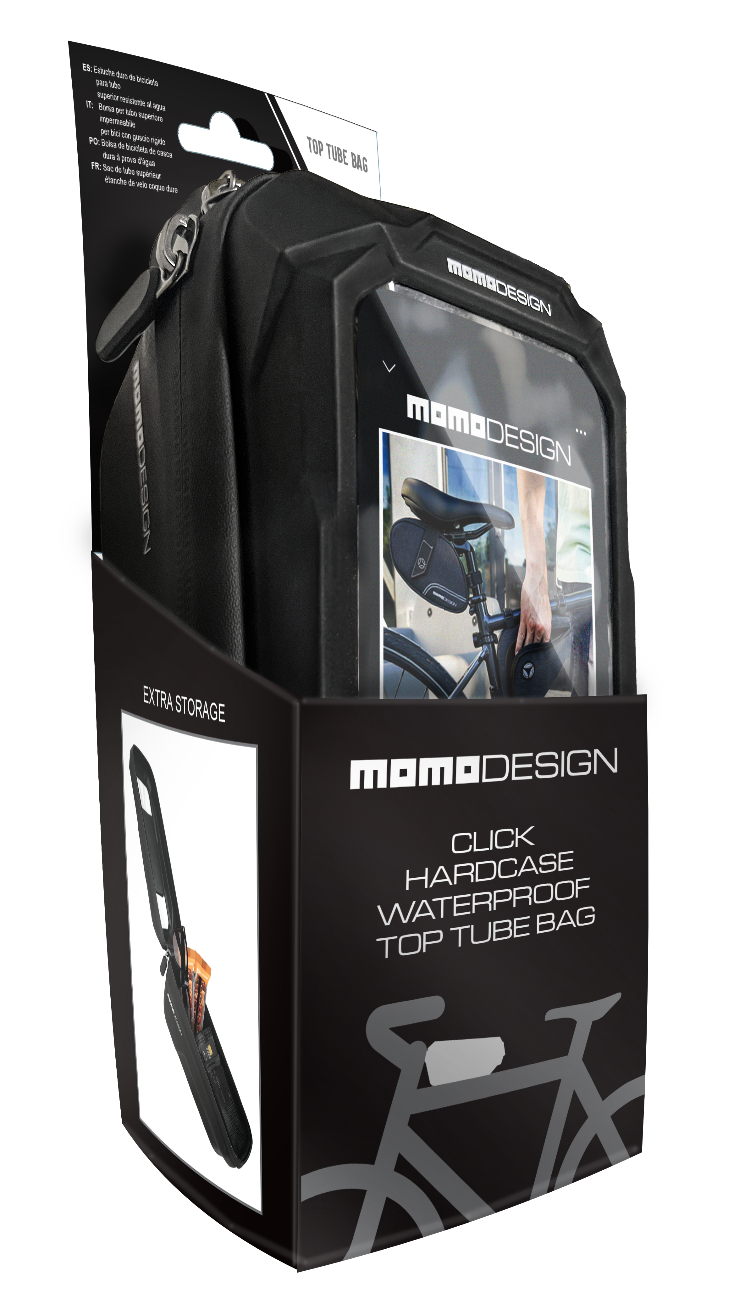 Top Tube Bag PRO - Phone Holder — MOMO Design Bike